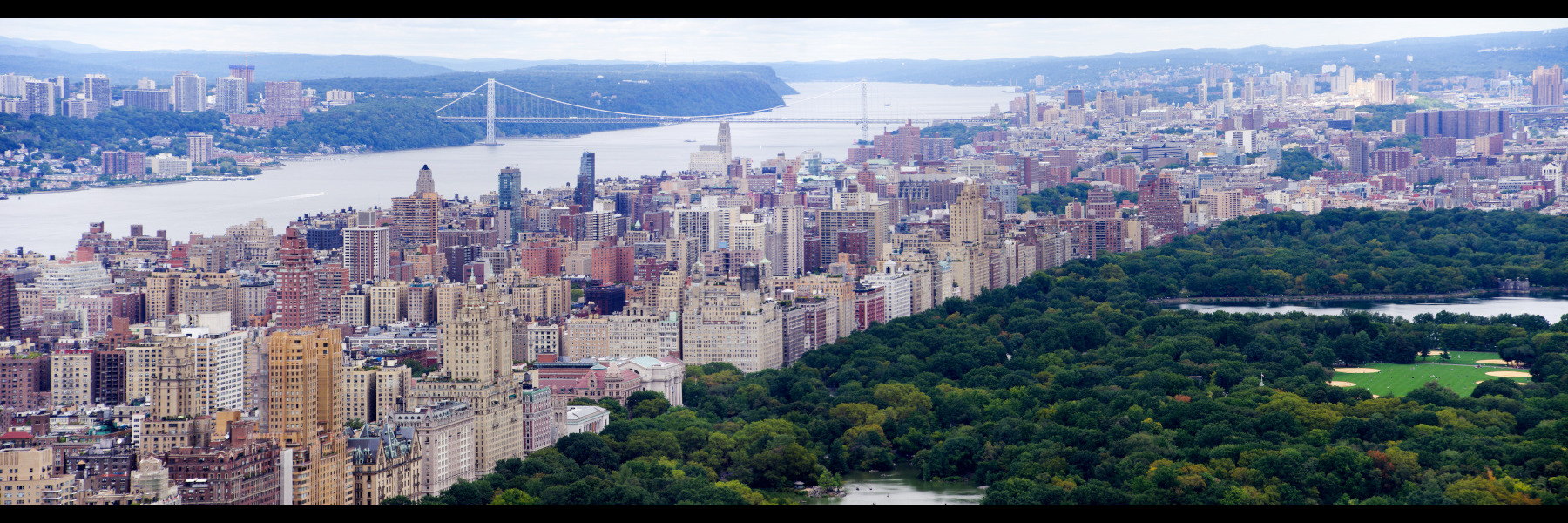 Vue panoramique depuis la Rockefeller Tower. Vue panoramique depuis la Rockefeller Tower.