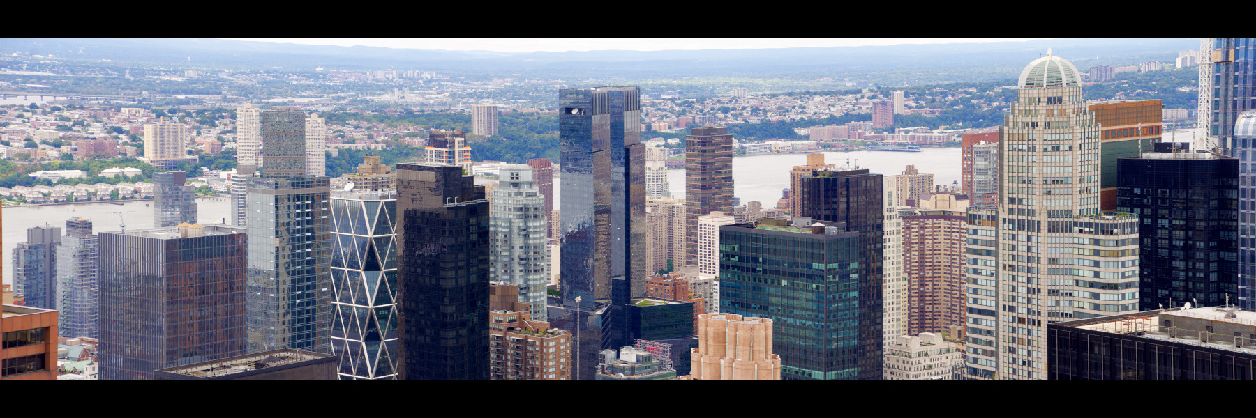 Vue panoramique depuis la Rockefeller Tower. Vue panoramique depuis la Rockefeller Tower.