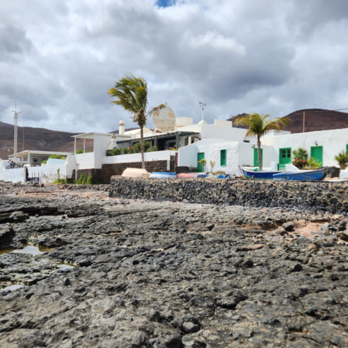 Lanzarote, Playa Quemada. Lanzarote, Playa Quemada.
