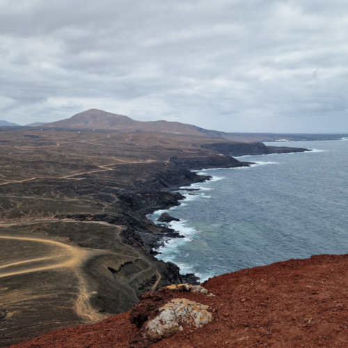 Randonnée vers le volcan El Volcanicito. Lanzarote, El Volcanicito.