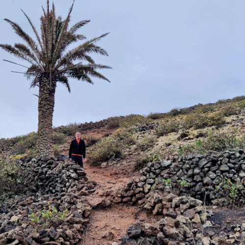 Lanzarote, Randonnée Monte Corona. Lanzarote, Randonnée Monte Corona.