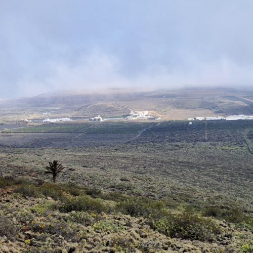Le petit village de Yé. Lanzarote, Randonnée Monte Corona.