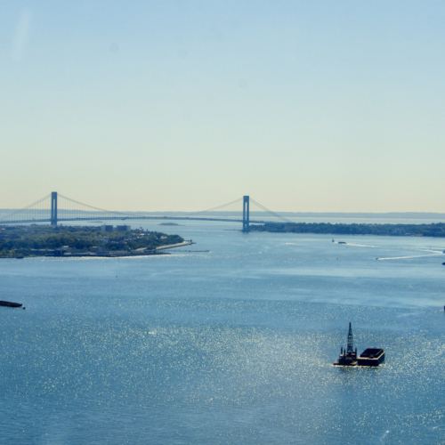 Vol hélicoptère au-dessus de l'Hudson River, Vue sur Manhattan. Vol hélicoptère au-dessus de l'Hudson River, Vue sur Manhattan.