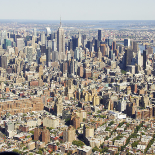 Vol hélicoptère au-dessus de l'Hudson River, Vue sur Manhattan. Vol hélicoptère au-dessus de l'Hudson River, Vue sur Manhattan.