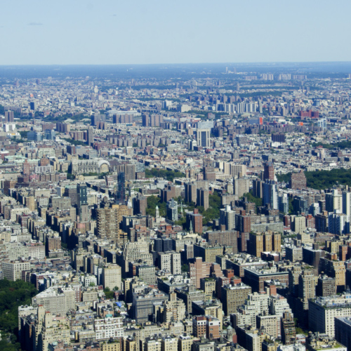 Vol hélicoptère au-dessus de l'Hudson River, Vue sur Manhattan. Vol hélicoptère au-dessus de l'Hudson River, Vue sur Manhattan.