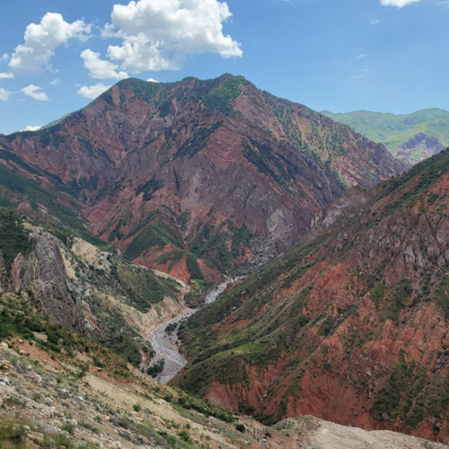 Douchanbé à Kalaikhum. Tadjikistan, Douchanbé à Kalaikhum.