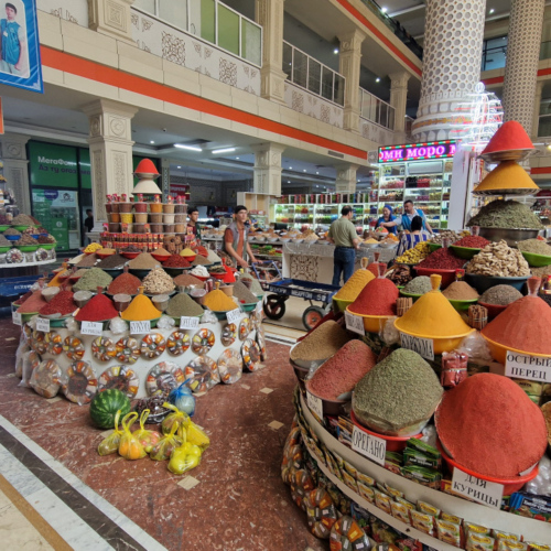 Marché de Douchanbé Tadjikistan, Douchanbé