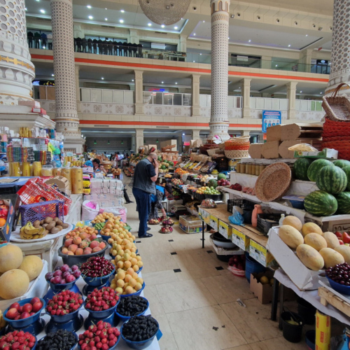 Marché de Douchanbé Tadjikistan, Douchanbé