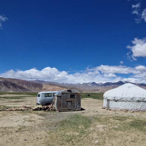 Village de Bulunkul. Tadjikistan, Bulunkul.