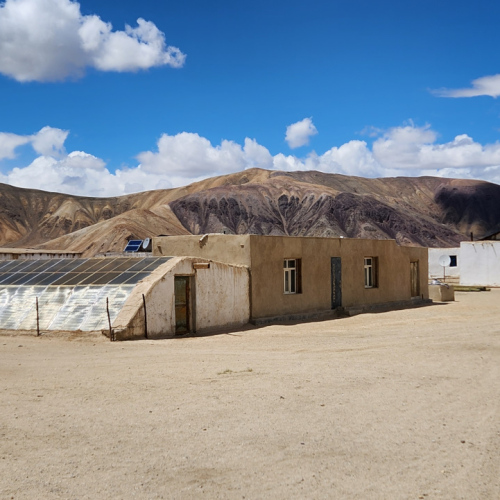 Village de Bulunkul. Tadjikistan, Bulunkul.