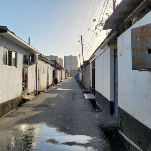 Petit quartier à côté de l'hôtel. Tadjikistan, Douchanbé.
