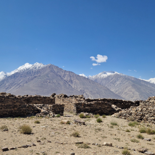 La forteresse de Yamchun. Tadjikistan, Yamg.
