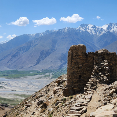 La forteresse de Yamchun. Tadjikistan, Yamg.