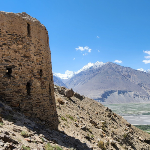 La forteresse de Yamchun. Tadjikistan, Yamg.