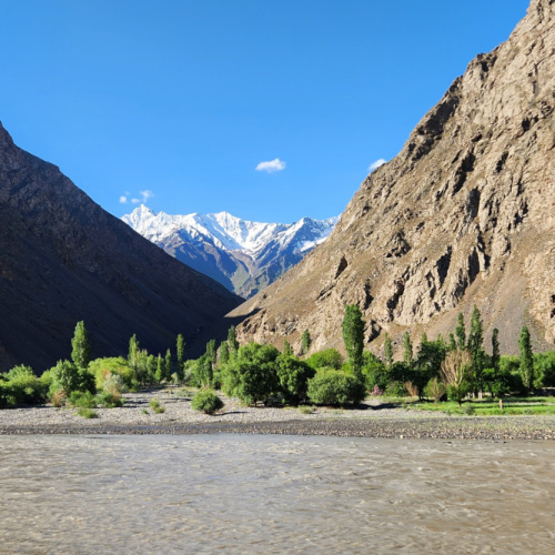 Piste de Khijez à Kalaikhun. Tadjikistan, Khijez à Kalaikhun.