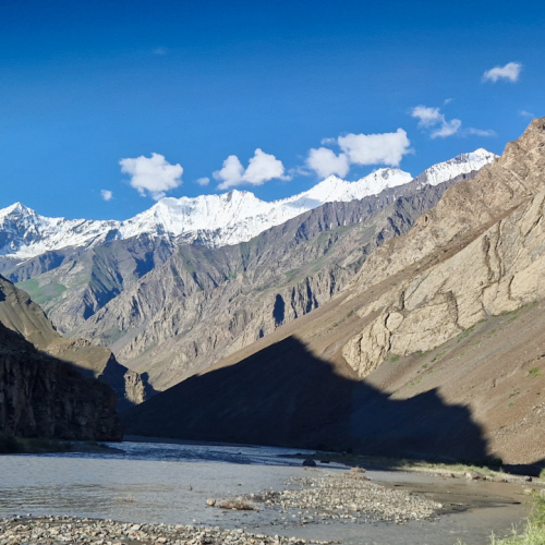 Piste de Khijez à Kalaikhun. Tadjikistan, Khijez à Kalaikhun.