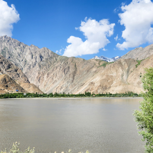 Piste de Khijez à Kalaikhun. Tadjikistan, Khijez à Kalaikhun.