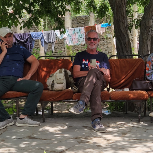 Notre gîte à Yamg. Tadjikistan, Yamg.