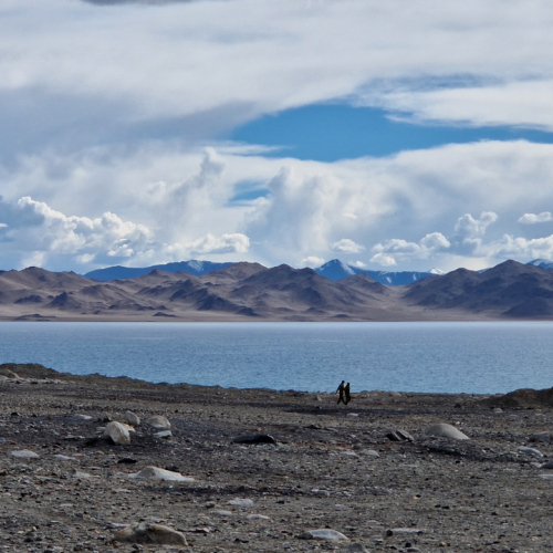 Village de Karakul. Tadjikistan, Karakul.