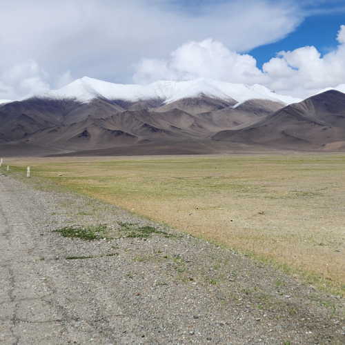 Village de Karakul. Tadjikistan, Karakul.