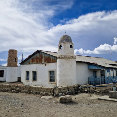 Village de Karakul. Tadjikistan, Karakul.