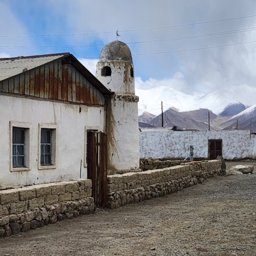 Village de Karakul. Tadjikistan, Karakul.