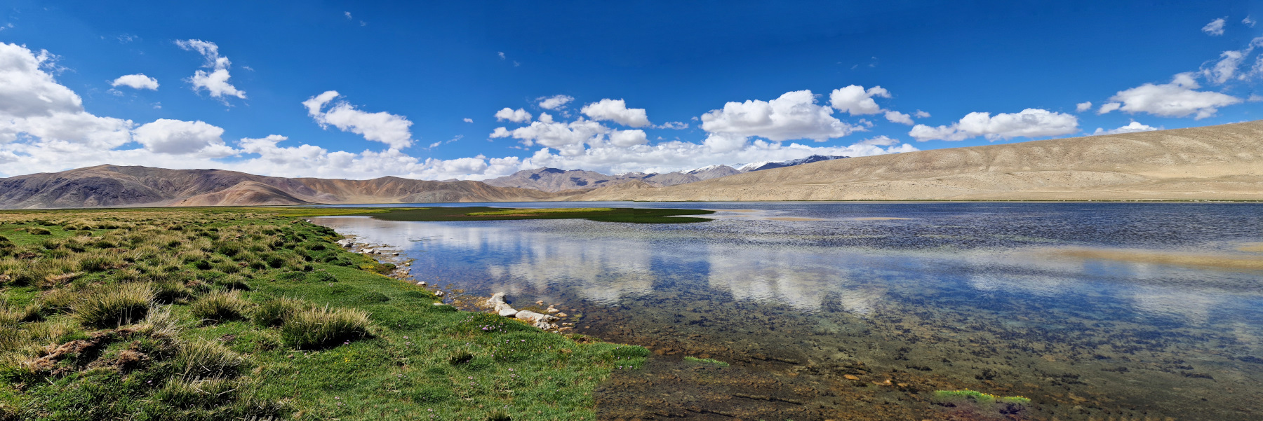 Le lac Bulunkul. Tadjikistan, Bulunkul.