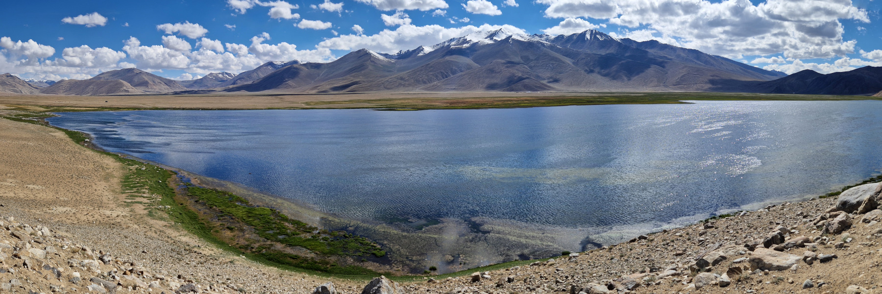 Le lac Bulunkul. Tadjikistan, Bulunkul.