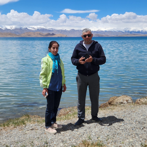 Le lac Karakul. Tadjikistan, Lac Karakul.