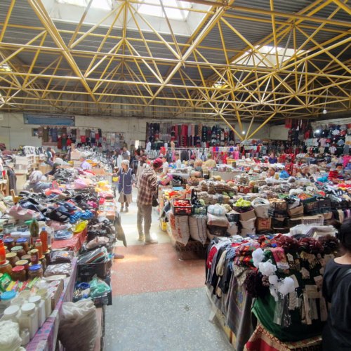 Marché de Khorog. Tadjikistan, Khorog.