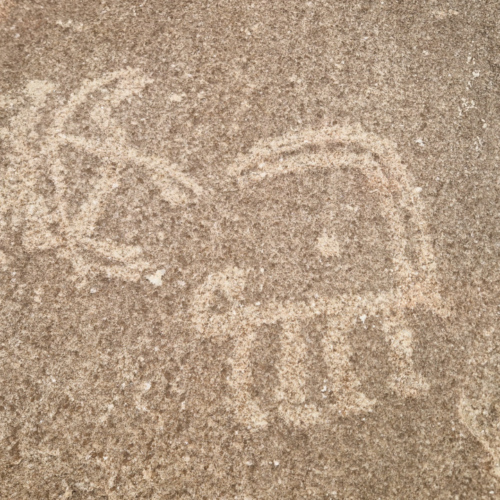 Les pétroglyphes de Langar. Tadjikistan, Langar.