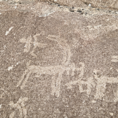 Les pétroglyphes de Langar. Tadjikistan, Langar.