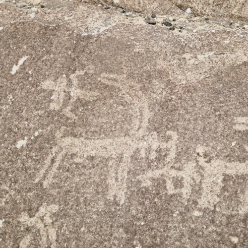 Les pétroglyphes de Langar. Tadjikistan, Langar.
