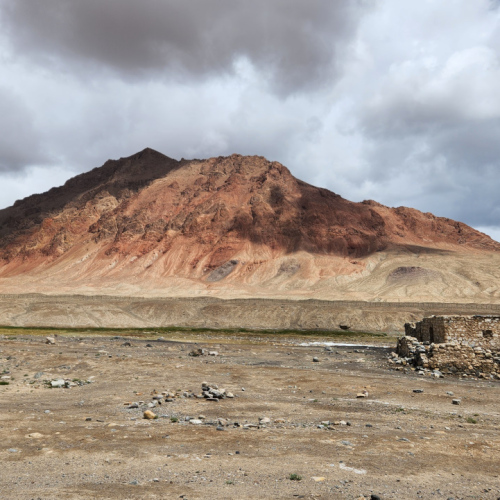 Tadjikistan, Route de Murgab à Karakul. Tadjikistan, Murghab à Karakul.