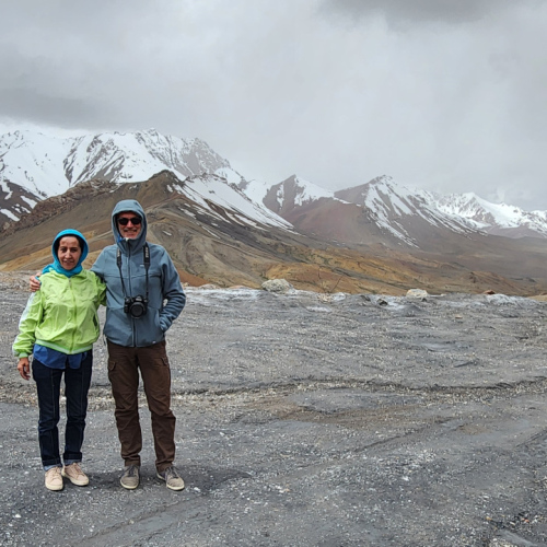 Tadjikistan, Route de Murgab à Karakul.
Au col Ak Baytal à 4655 m. Tadjikistan, Murghab à Karakul.