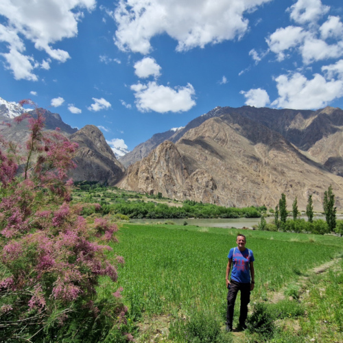 Notre route de Khorog à Ishkashim. Tadjikistan, Khorog Ishkashim.