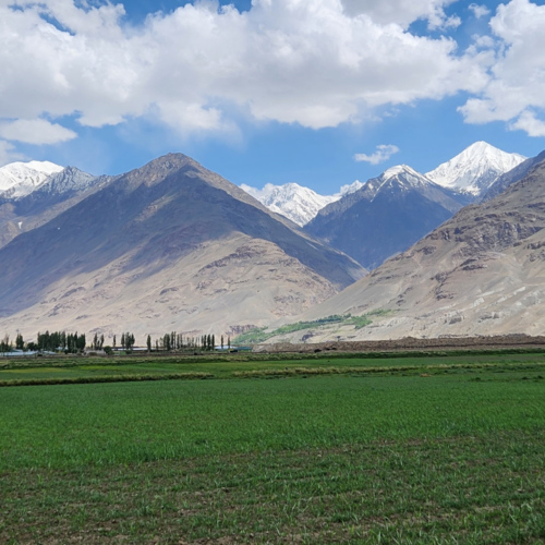 Route Khorog Ishkashim. Tadjikistan, Khorog Ishkashim.