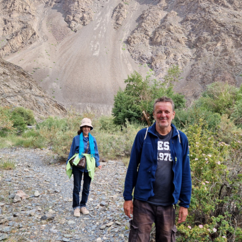 Randonnée vallée de Geisev. Tadjikistan, Geisev.