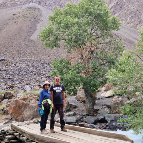 Randonnée vallée de Geisev. Tadjikistan, Geisev.