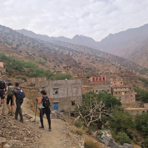 Notre groupe. Maroc, Trek Djebel Toubkal.