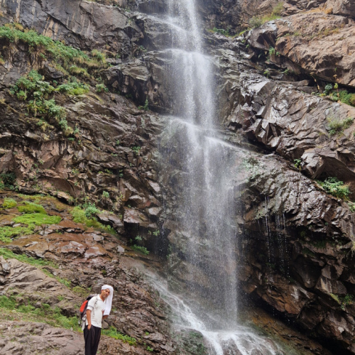 Cascade. Maroc, Trek Djebel Toubkal.