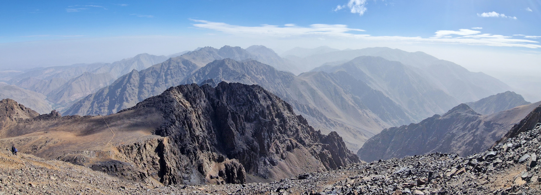 La beauté du Haut Atlas marocain. Maroc, Le Djebel Toubkal.
