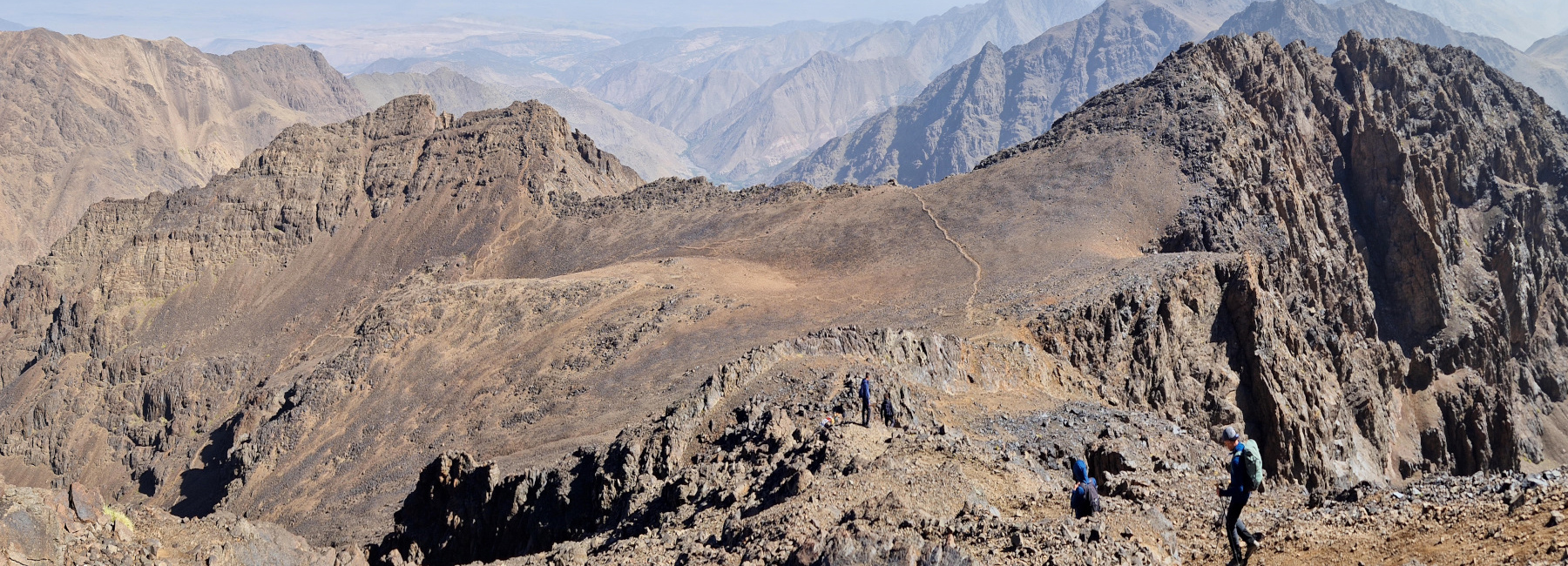 Progression difficile. Maroc, Le Djebel Toubkal.