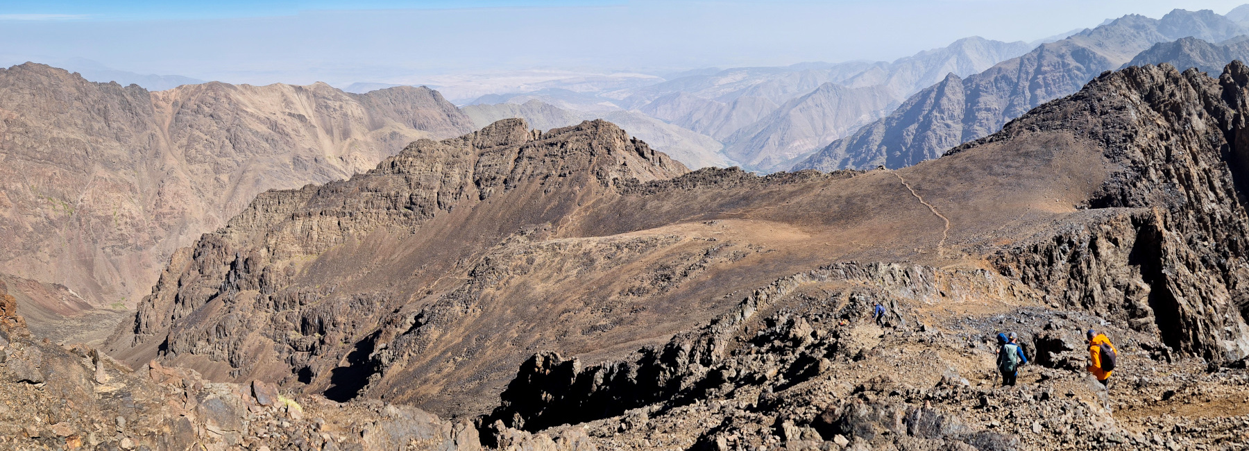 Progression difficile. Maroc, Le Djebel Toubkal.