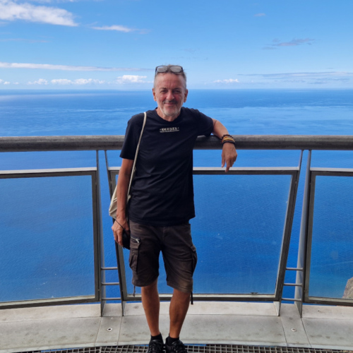 Sur le belvédère de Cabo Girão. Madère, Calheta.