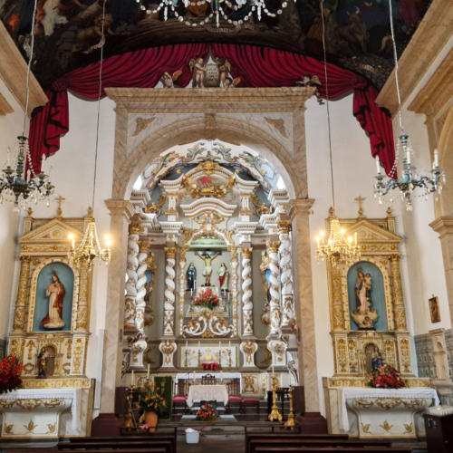 Église de Ponta Delgada. Madère, Sao Vicente.