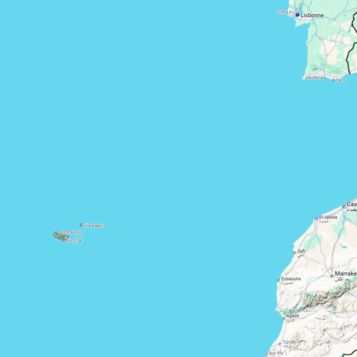 Situation de l'île Madère. Situation de l'île Madère.