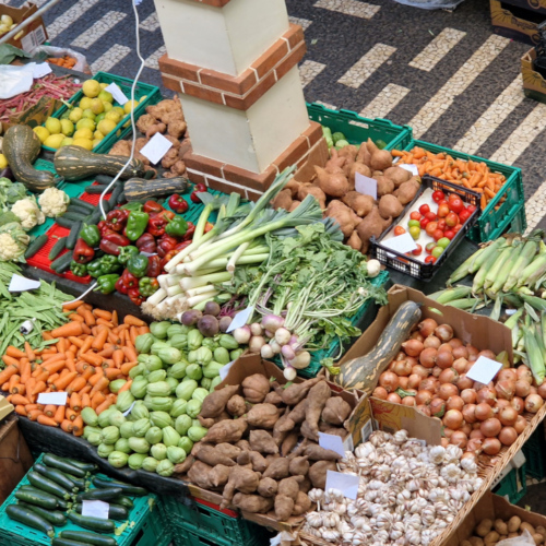Marché municipal de Funchal. Madère, Funchal.