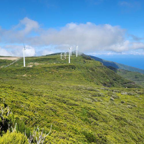 Vue du Mirador Bica da Cana. Madère, Mirador Bica da Cana.