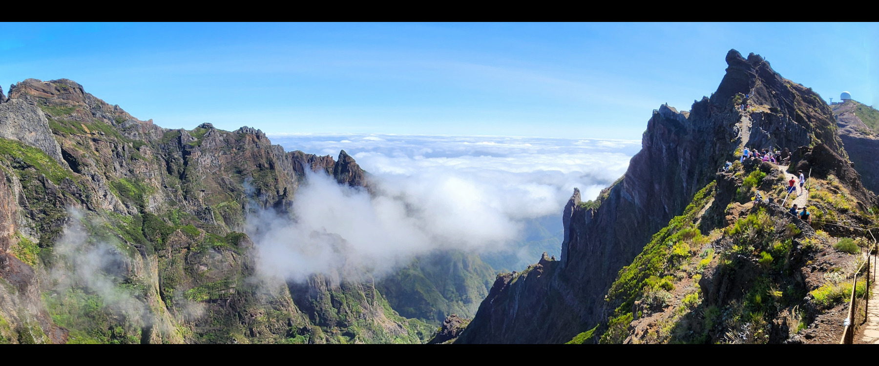 Randonnée au Pico do Arieiro. Madère, Le Pico do Arieiro.